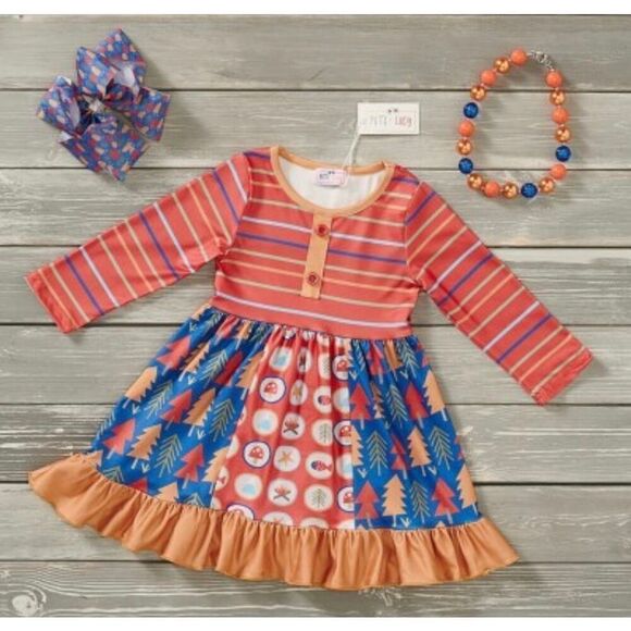 Pete & Lucy Vacation in the Forest Dress size 6 - Picture 1 of 2